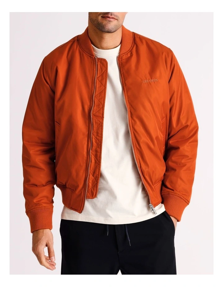 Terracotta bomber jacket